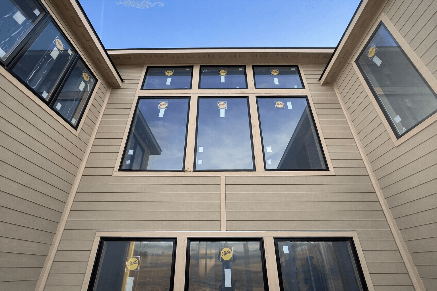 Luxury residential construction exterior