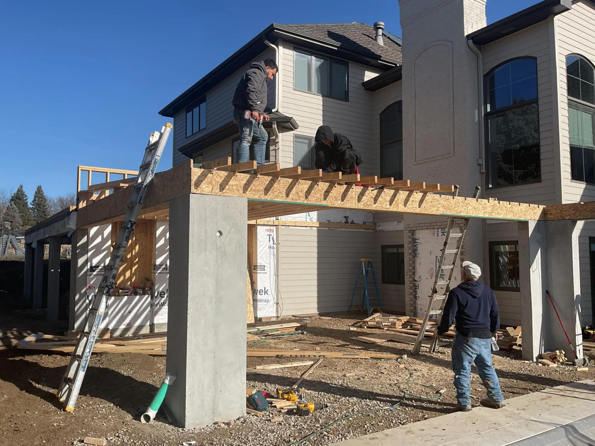 Team collaborating around a conference table